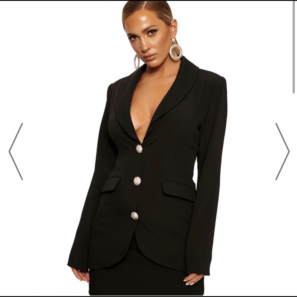 Naked Wardrobe Diamond Ball Blazer